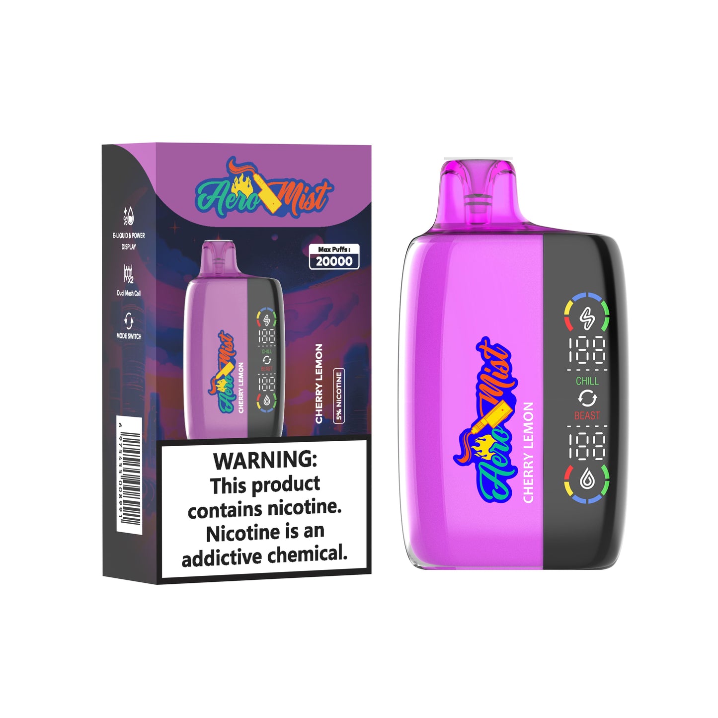 AeroMist 20mil Puff| Desechable