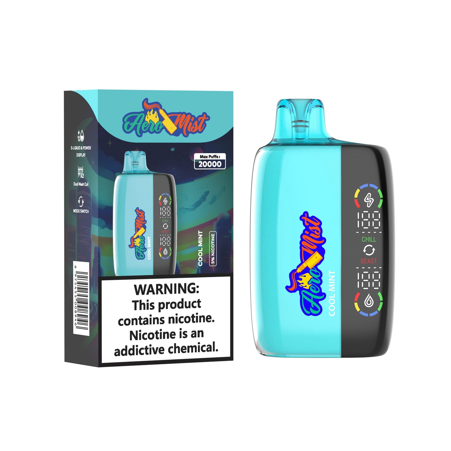 AeroMist 20mil Puff| Desechable