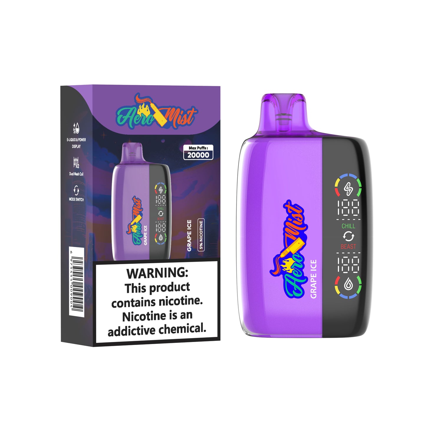AeroMist 20mil Puff| Desechable