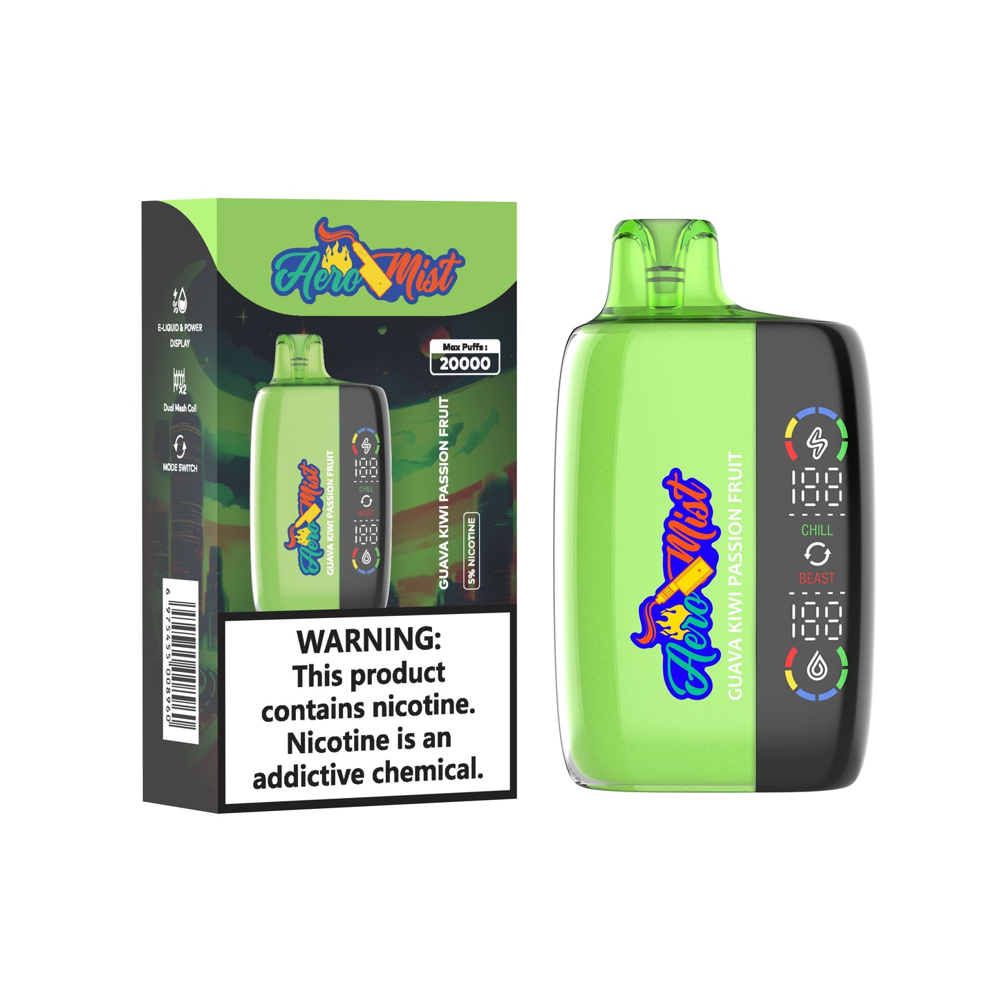 AeroMist 20mil Puff| Desechable