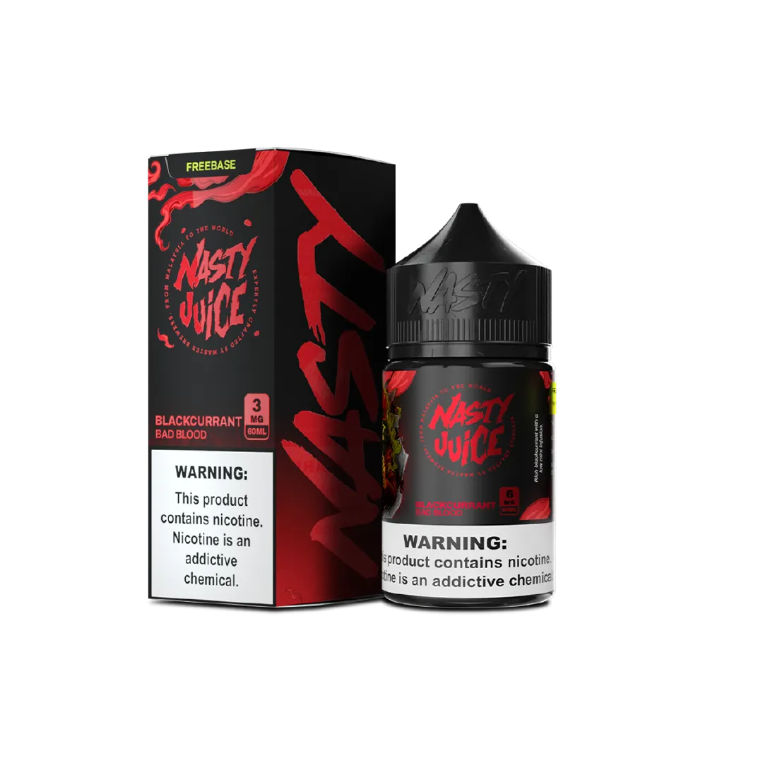 BLACKCURRANT BAD BLOOD 60ml | Base Libre | NASTY