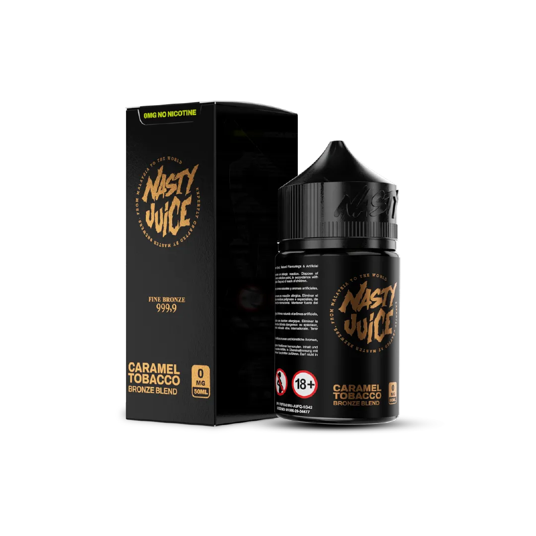 CARAMEL TOBACCO BRONZE BLEND 60ml | Base Libre | NASTY