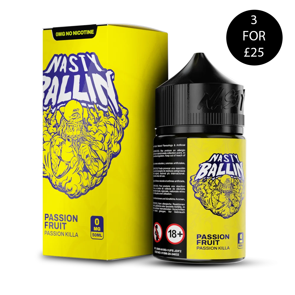 PASSION FRUIT LEMONADE PASSION KILLA 60ml | Base Libre | NASTY BALLIN