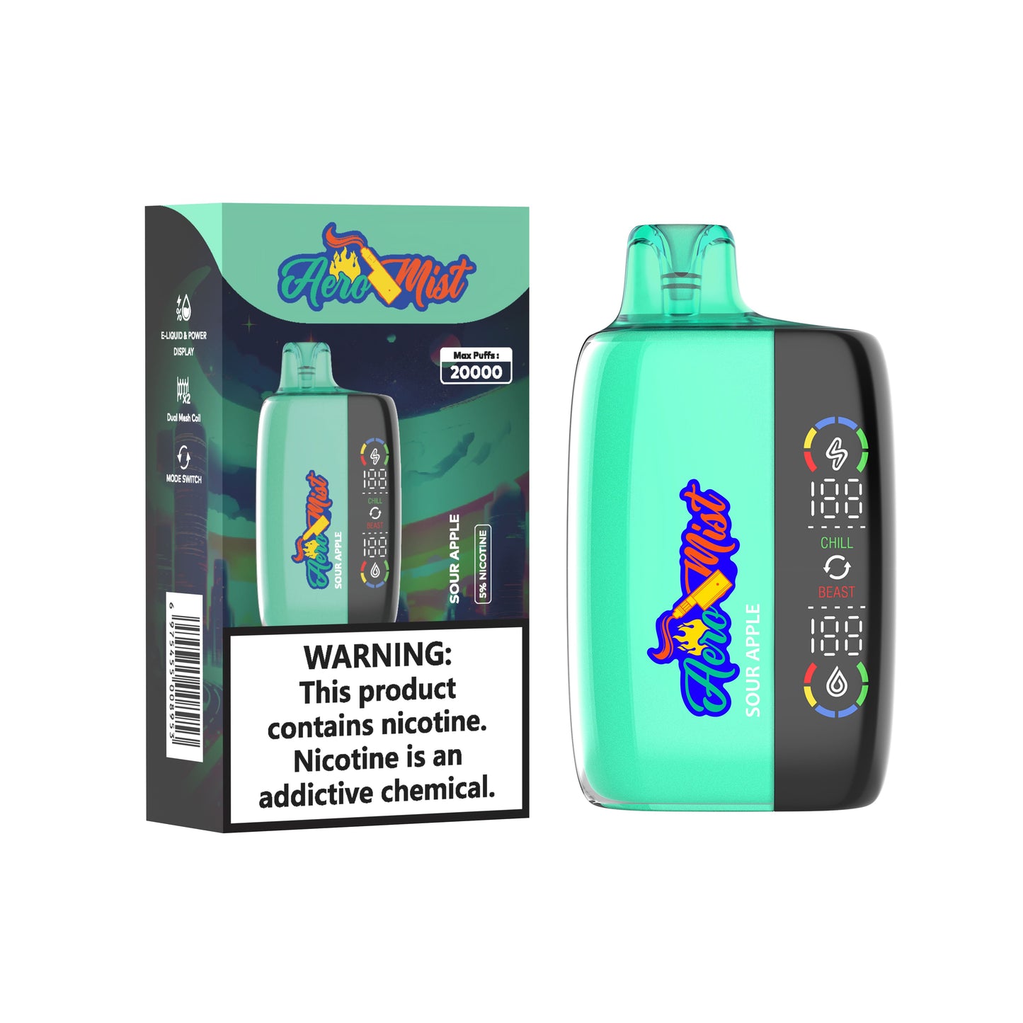 AeroMist 20mil Puff| Desechable