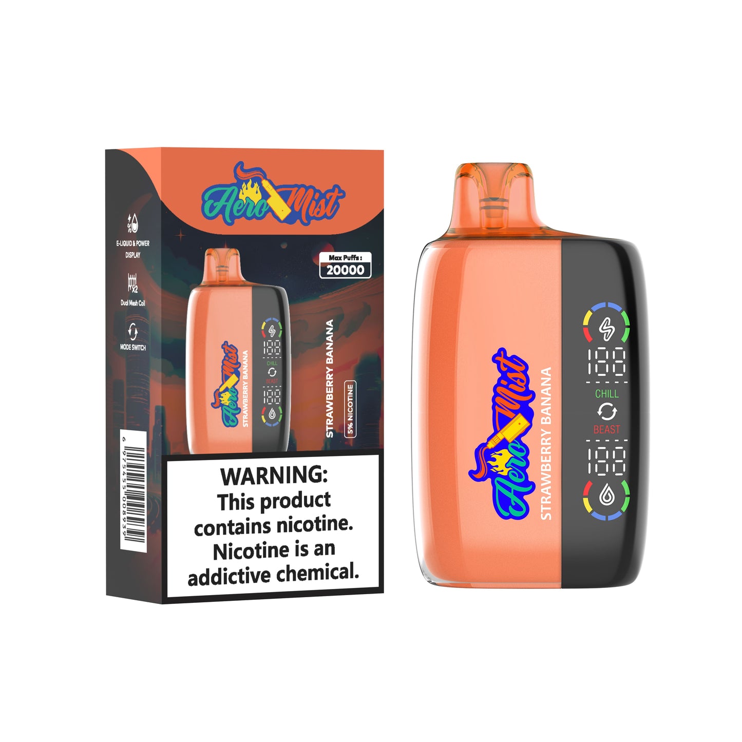 AeroMist 20mil Puff| Desechable