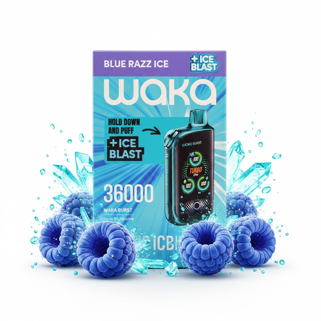 Waka Burst Ice Blast 36K | Vapes Desechables