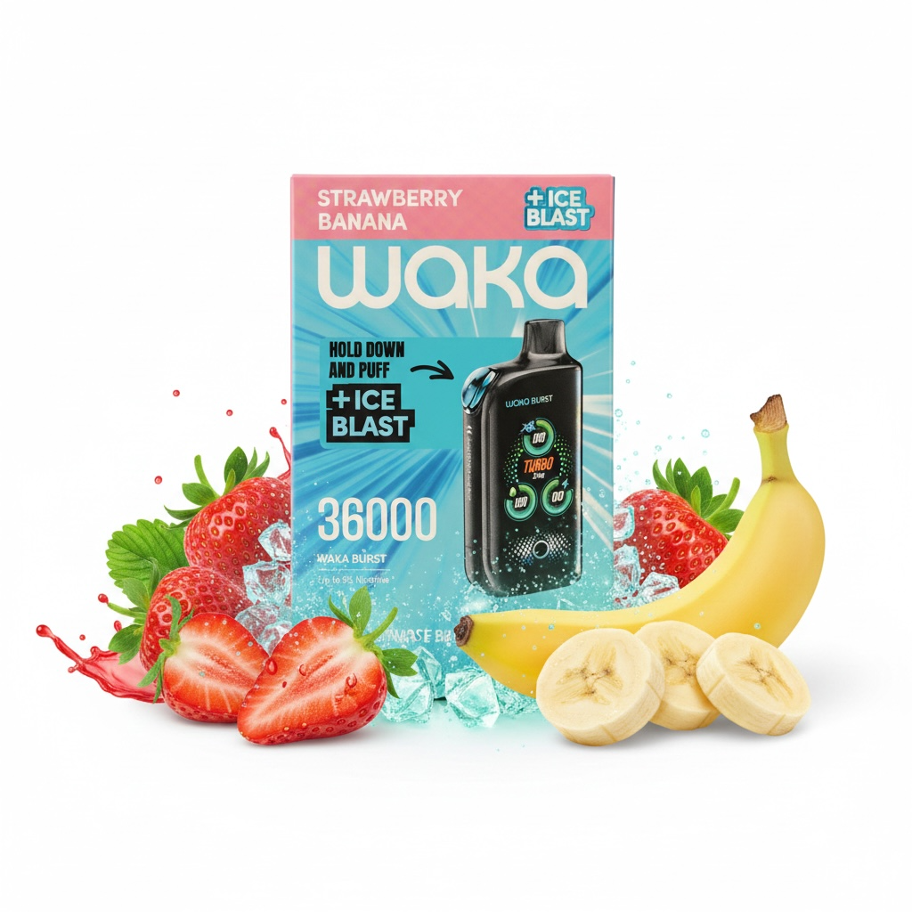 Waka Burst Ice Blast 36K | Vapes Desechables
