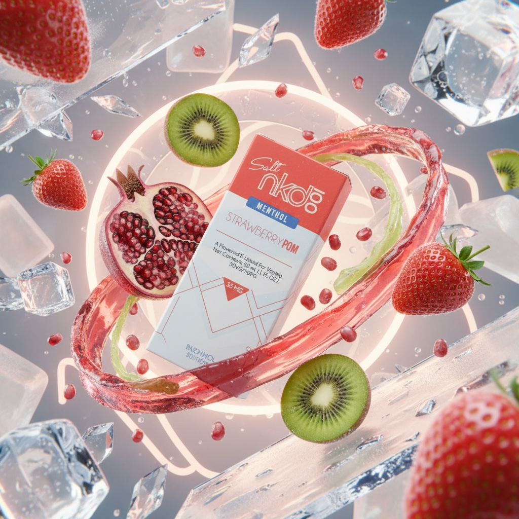 Strawberry Pom Fresa Granada Kiwi Menthol 30 ml | Sales | NKD 100