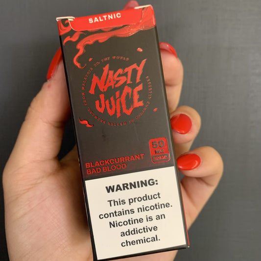 BLACKCURRANT BAD BLOOD 30ml | Sales | NASTY
