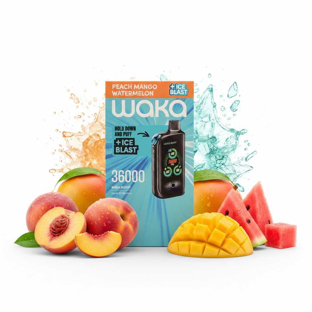 Waka Burst Ice Blast 36K | Vapes Desechables