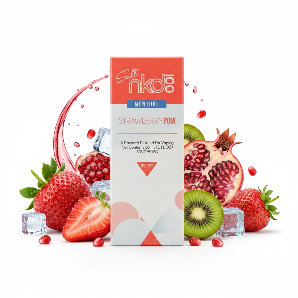 Strawberry Pom Fresa Granada Kiwi Menthol 30 ml | Sales | NKD 100