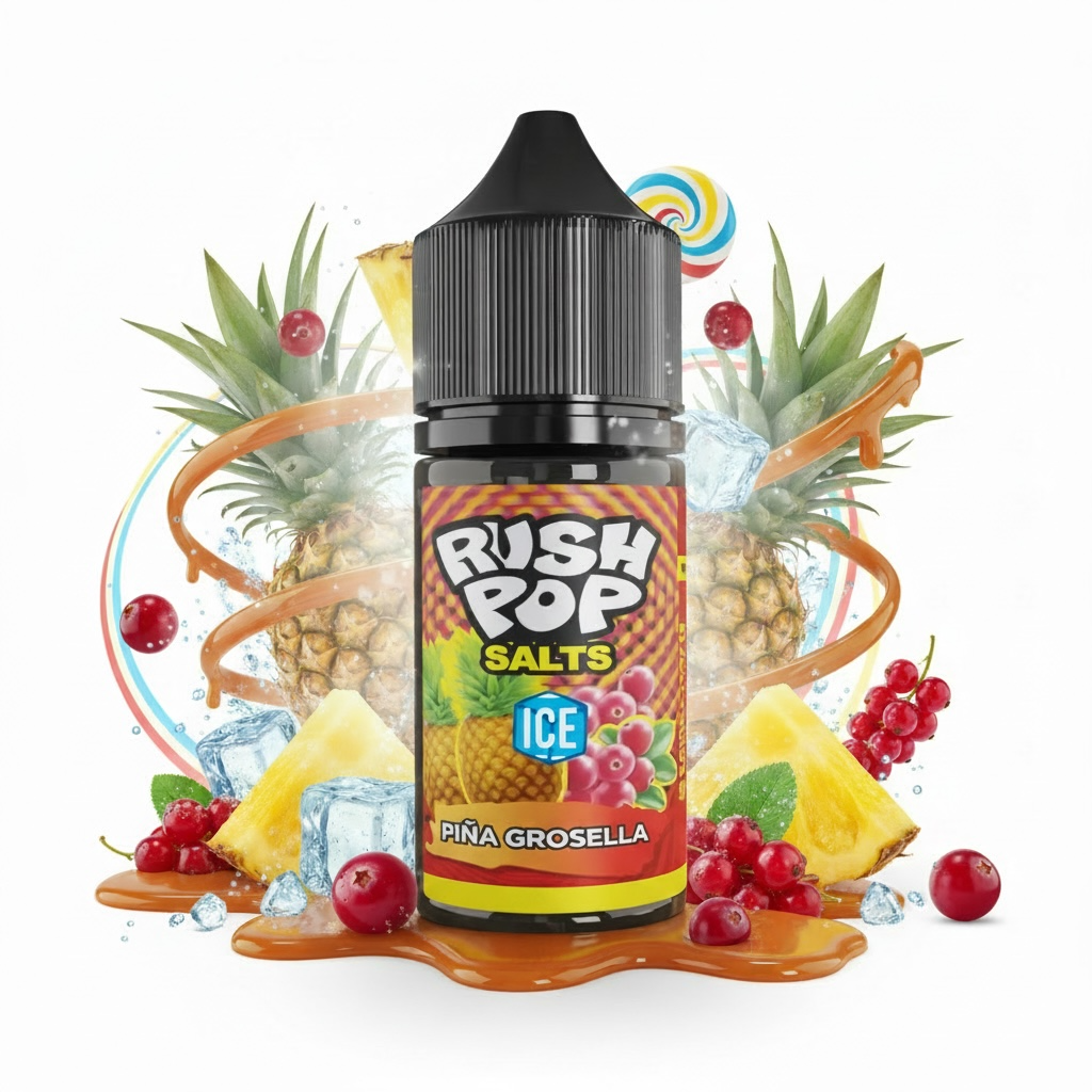 Piña Grosella Ice Rush Pop 30ml | Sales | Jollyquids