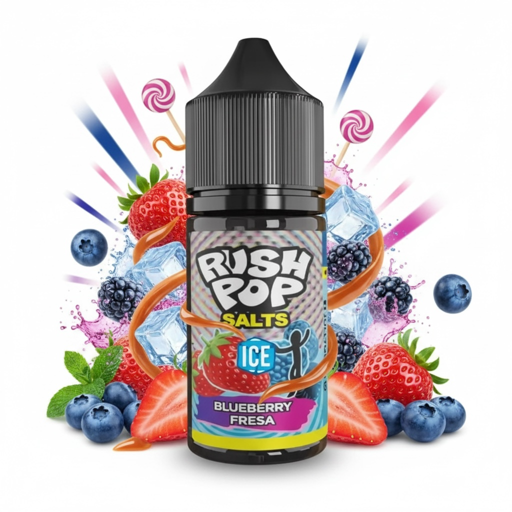 Blueberry Fresa Ice Rush Pop 30ml | Sales | Jollyquids