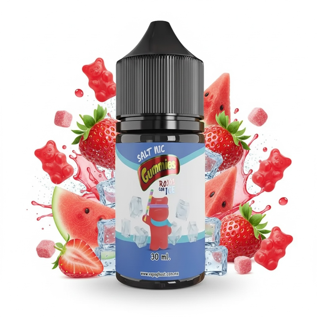 Gummies Rojo Ice 30ml | Sales | Jollyquids