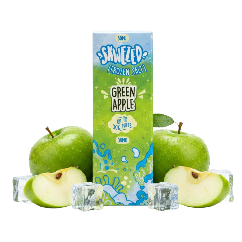 GREEN APPLE FROZEN SALT 30ml | Sales | SKWEZED