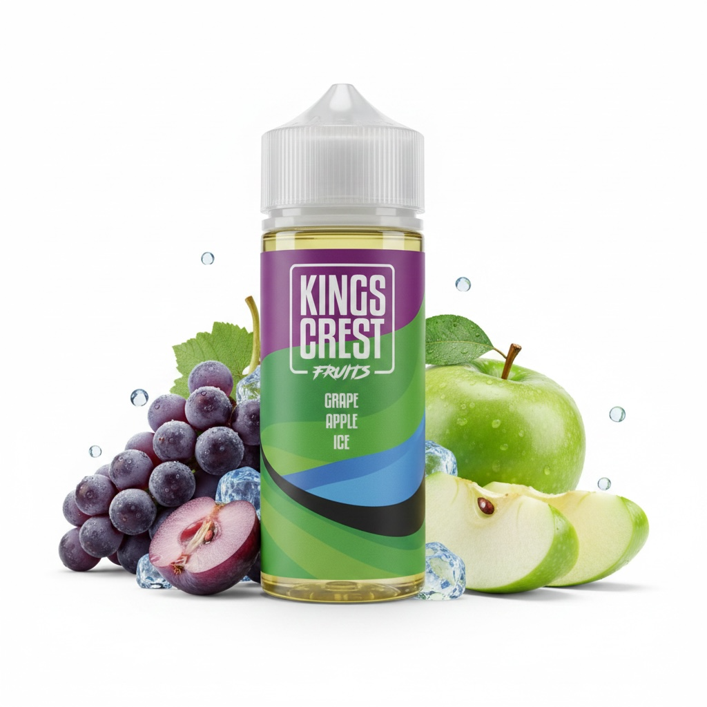 Grape Apple Ice 120ml | Base Libre | Kings Crest Fruits