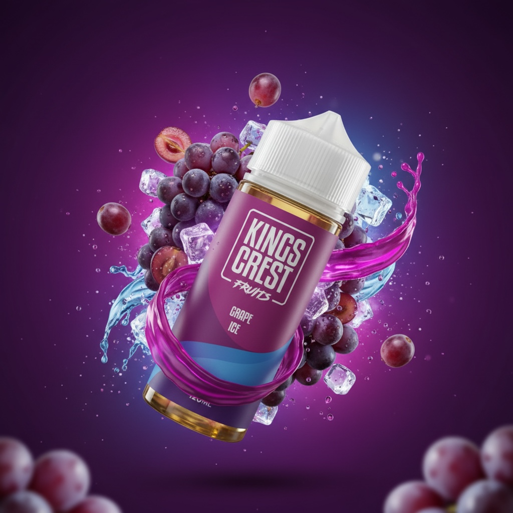 Grape Ice 120ml | Base Libre | Kings Crest Fruits