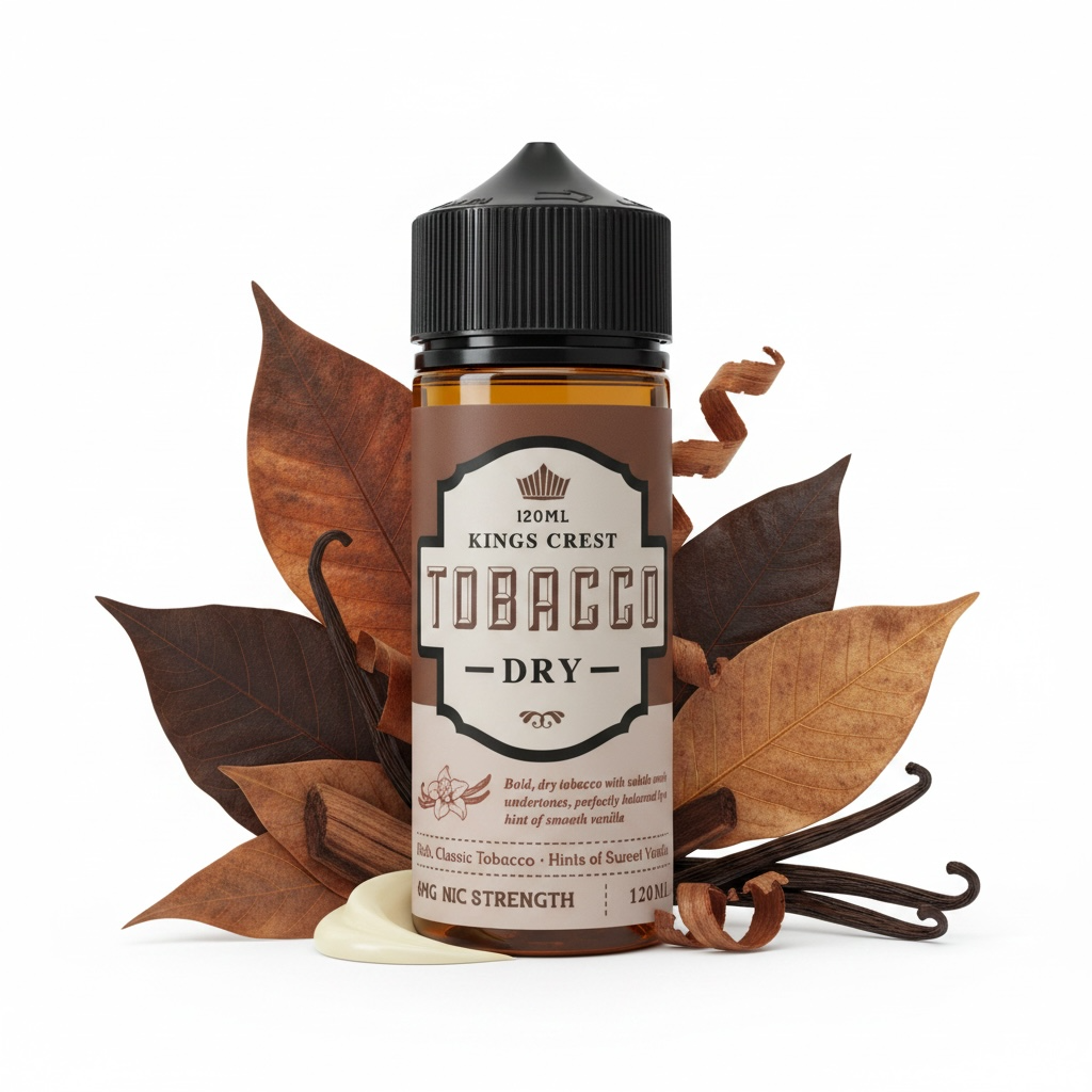 Tobacco Dry Vainilla 120 ml | Base Libre | Kings Crest