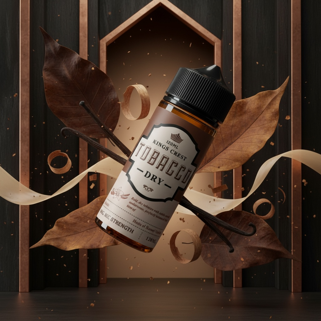 Tobacco Dry Vainilla 120 ml | Base Libre | Kings Crest