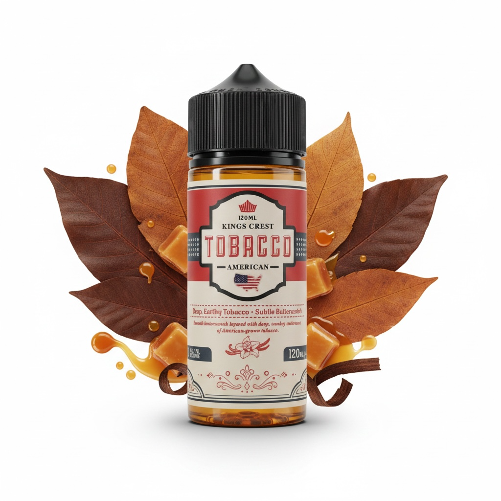 Tobacco American Butterscotch 120 ml | Base Libre | Kings Crest