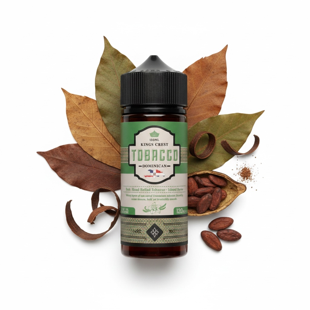 Tobacco Dominican Cacao 120 ml | Base Libre | Kings Crest