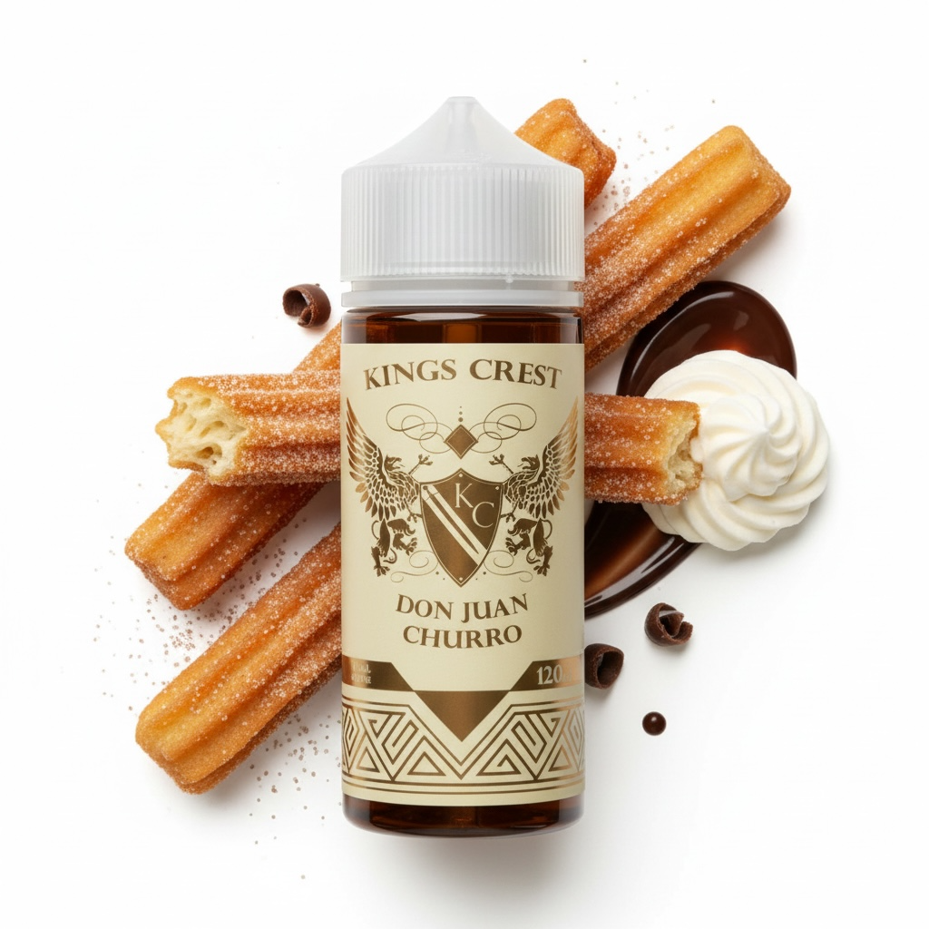 Don Juan Churro Canela y Chocolate 120 ml | Base Libre | Kings Crest