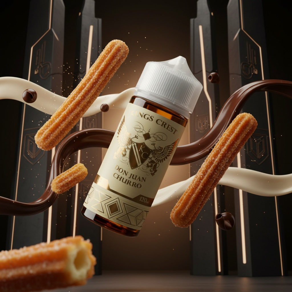 Don Juan Churro Canela y Chocolate 120 ml | Base Libre | Kings Crest