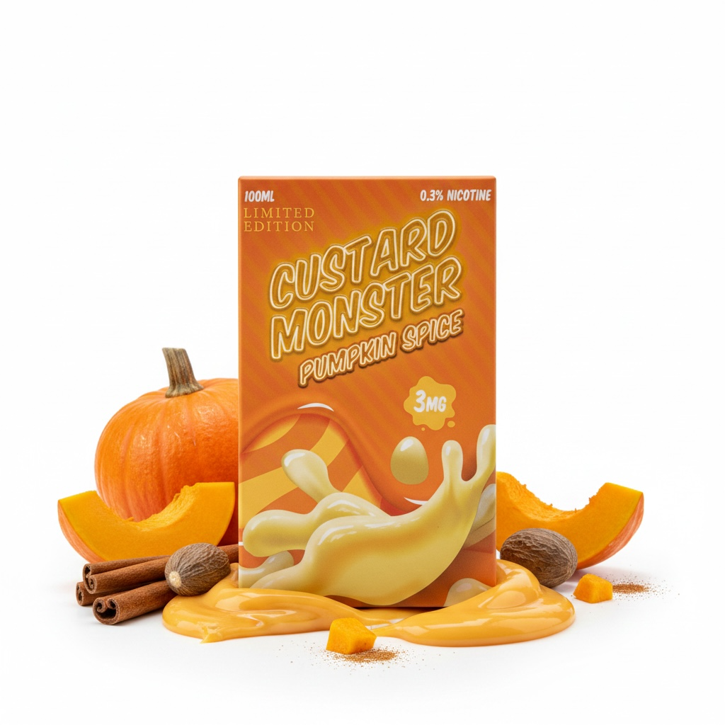 Pumpkin Spice Custard 100 ml | Base Libre | Custard Monster