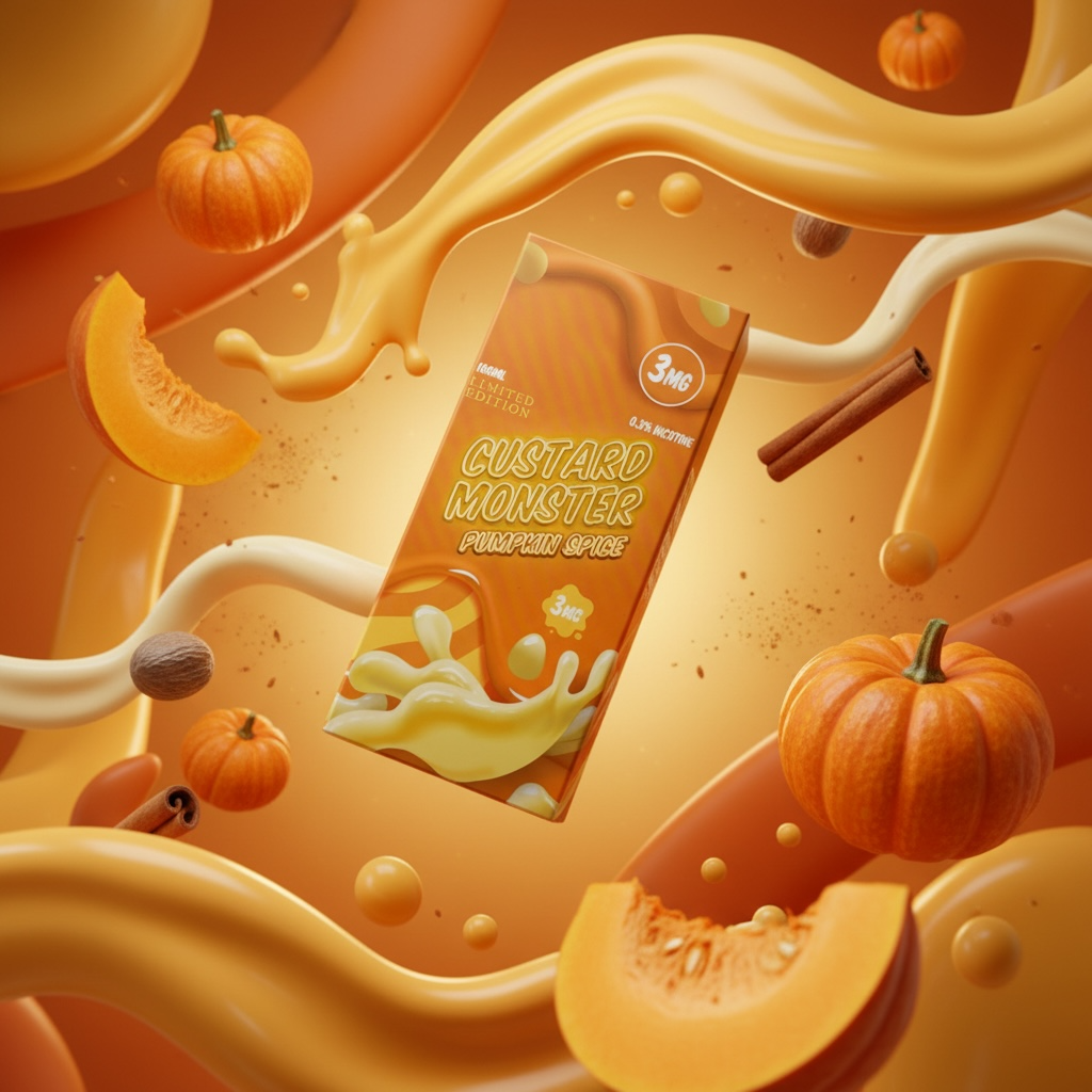 Pumpkin Spice Custard 100 ml | Base Libre | Custard Monster