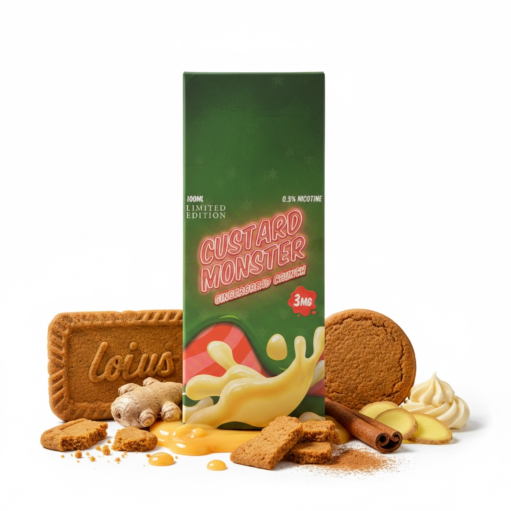 Gingerbread Crunch Custard 100 ml | Base Libre | Custard Monster