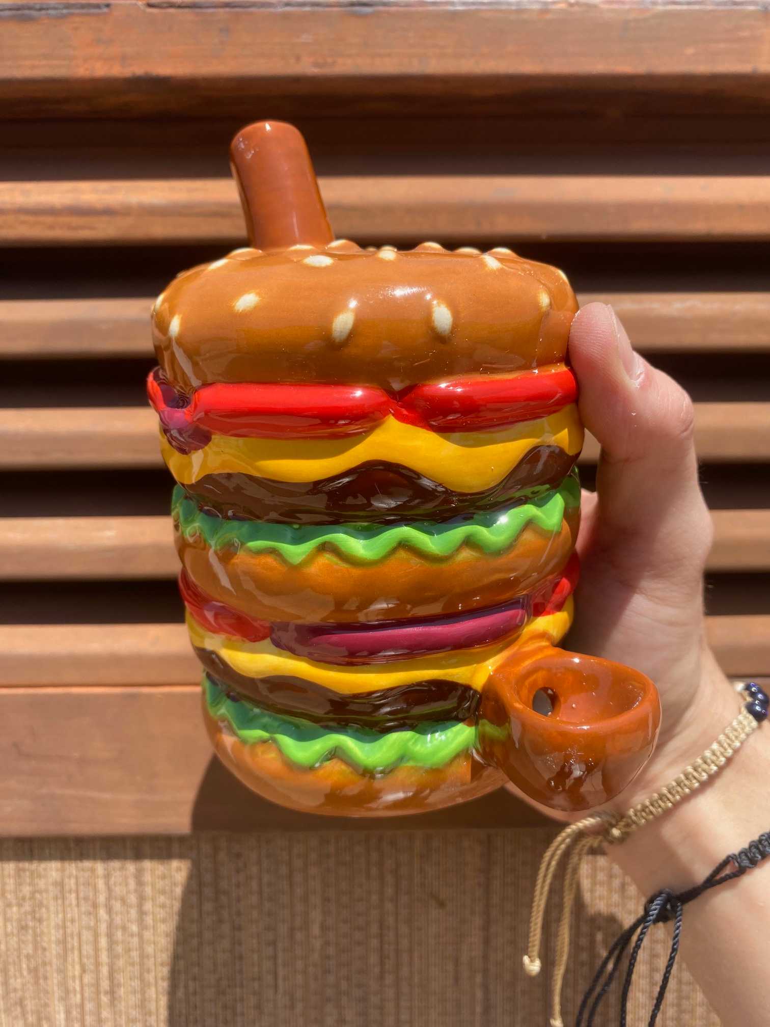 Cheese Burger Ceramic | Pipa | Fashioncraft