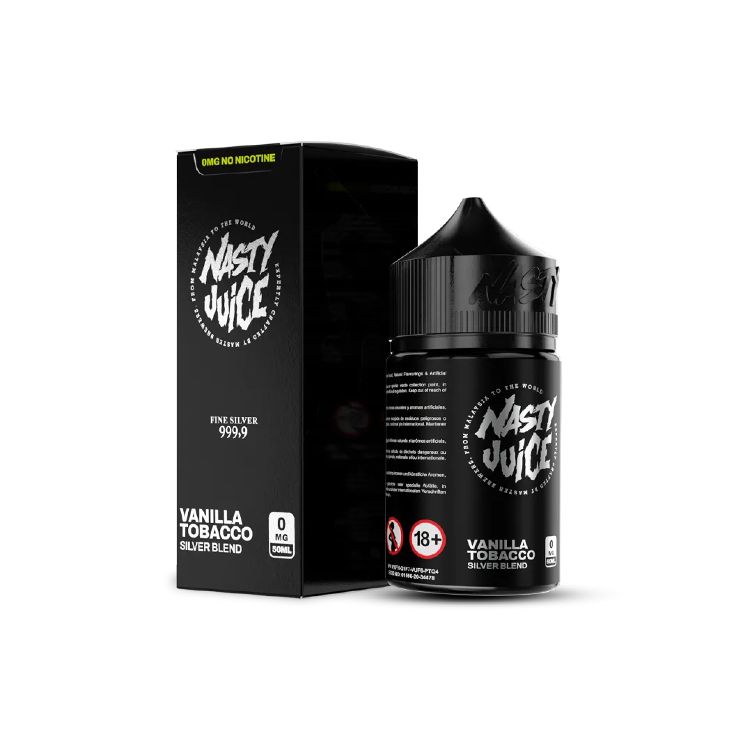 VANILLA TOBACCO SILVER BLEND 60ml | Base Libre | NASTY